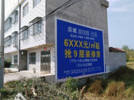 墨江墙体广告质量分析
