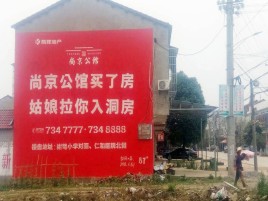 墨江墙体广告在乡镇、农村市场的媒体优势