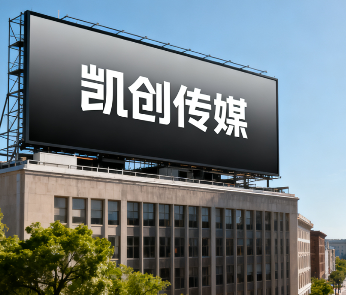 墨江户外广告牌的设计与制作